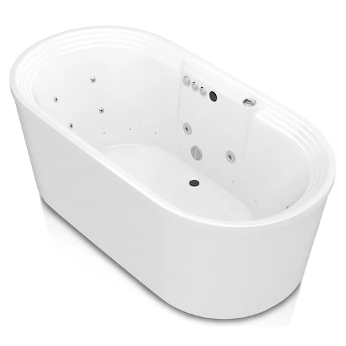 ANZZI Lori freestanding whirlpool air bathtub